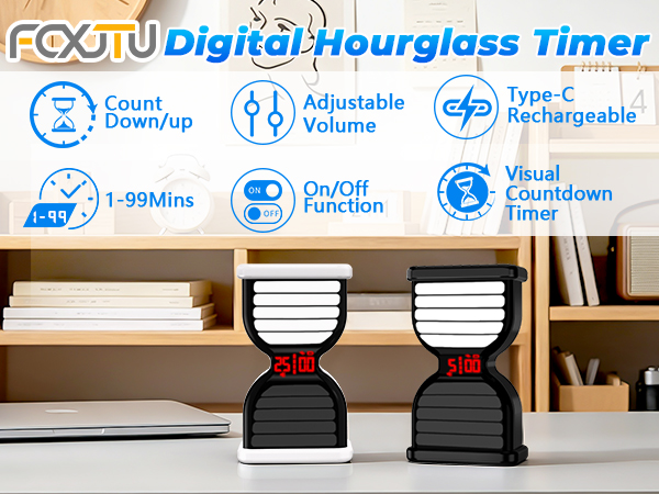 Hourglass timer