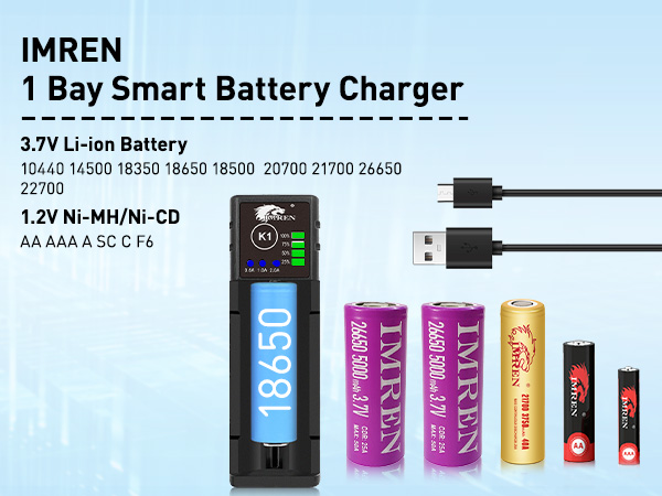 26650 21700 Battery Charger