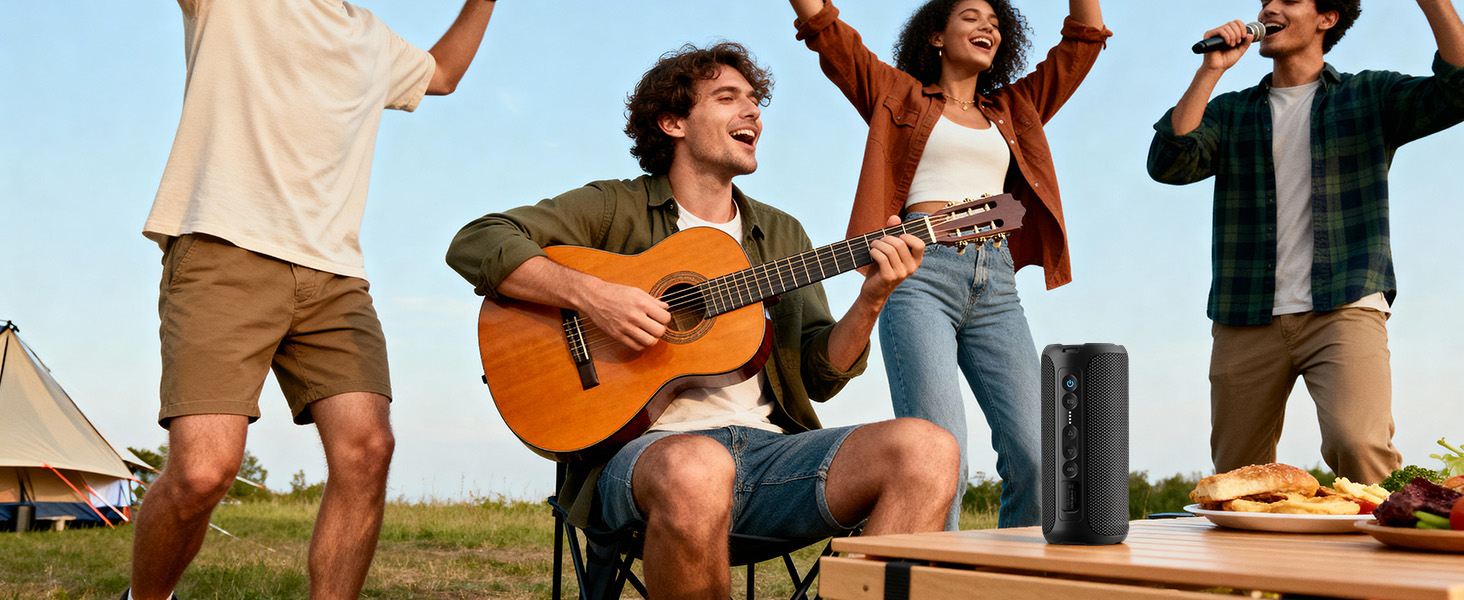 outdoor speaker for camping party
