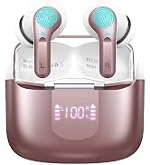 Wireless Earbud, Bluetooth Headphones 5.3 Stereo Bass Earphones 2023 Noise Cancelling Ear Buds 40...