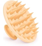 Meartchy Silicone Scalp Massager Shampoo Brush, Scalp Scrubber for Hair Growth (Salmon Pink)