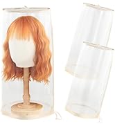 2pcs Wig Storage Bags for Multiple Wigs Bags with Drawstring Hair Extension Holder Dust-Free Hair...
