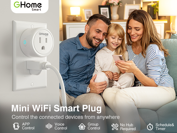 GHome Smart Plug,WiFi Smart Plugs