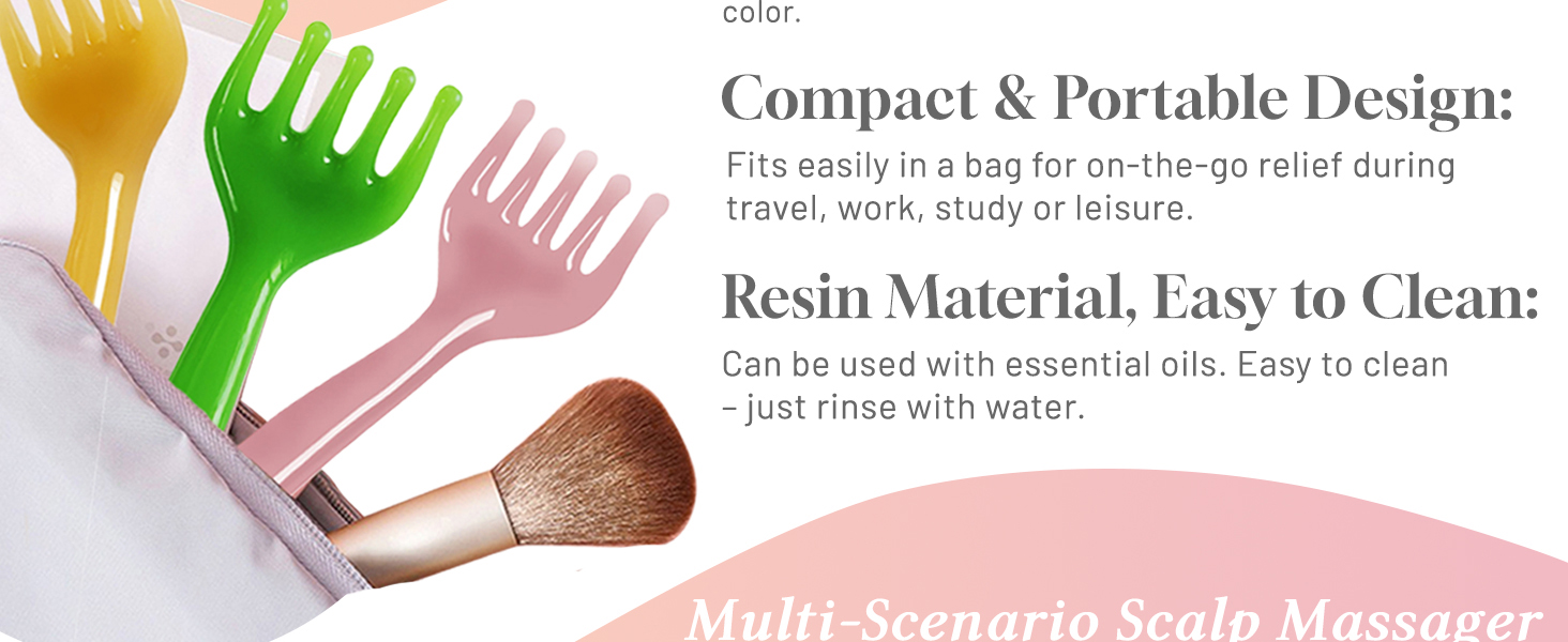 scalp massager manual Head Spa massage tool hair growth gua sha comb relax