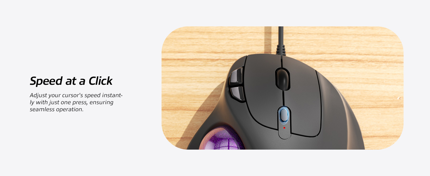 trackball mouse track ball thumb wired roller rollermouse rollerball ergonomic stationary