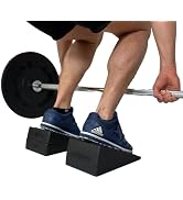 MuscleForge Squat Wedge Block - Calf Stretcher for Stretching, Agility and Squat Training - Incli...