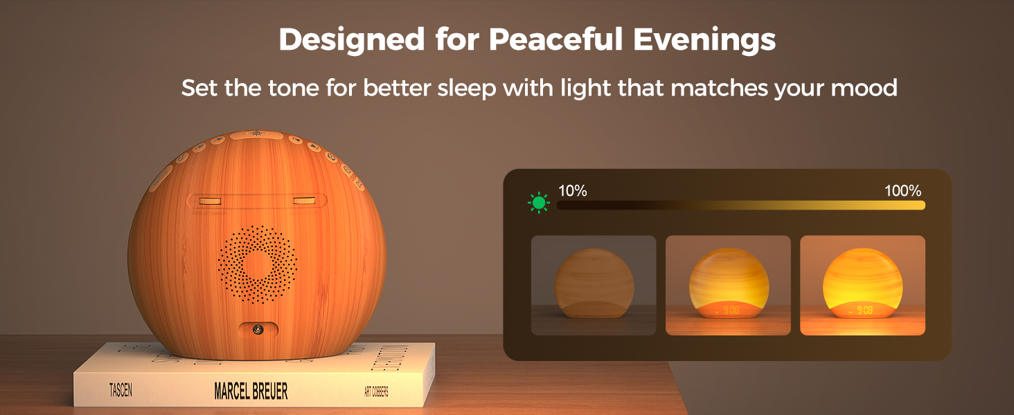Set the tone for better sleep with light that matches your mood.