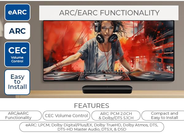 1x2 HDMI audio splitter