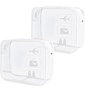 TSA Approved Clear Travel Toiletry Bag wih Zippers Carry-on Travel Accessories Quart Size Toiletr...