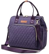 KYALOU Small Diaper Bag, Mini Baby Backpack for Mom, Multi-function Waterproof Travel Tote (Purple)