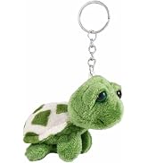 GANPUB Green Mini Tortoise Plush Stuffed Animal Cute Plush Sea Turtle Keychain Pendant Cartoon Do...