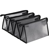 Sea Team 4-Pack Waterproof Cosmetic Bags with Zippers, Portable Travel Toiletry Kit, Makeup Bags,...