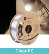 Clear PC transparent PC filament 1.75mm