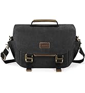 SMRITI Canvas DSLR Camera Bag, Camera Messenger Bag for Photographers,Travel Waterproof Shoulder ...