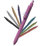inkipen Blue Ink Fidget Pens, 8 Pcs 0.5mm Fine Point Retractable Smooth Writing Pen, Quick Drying...