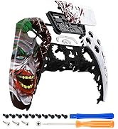 eXtremeRate Clown Hahaha Touchpad Front Housing Shell Compatible with ps5 Controller BDM-010 BDM-...