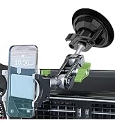 Tmengdao Suction Cup Phone Mount, Ultra-Stable Phone Holder for Vlog Shooting, 360 Rotation for W...