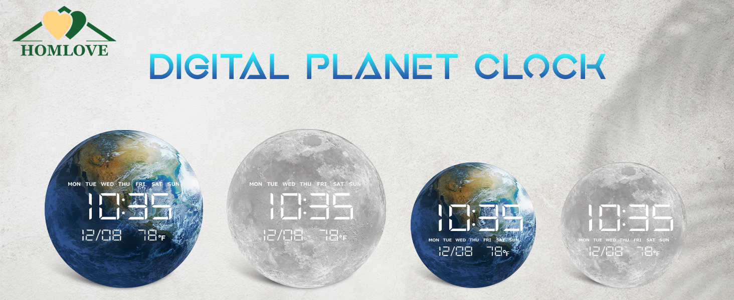 Digital Desk Clock