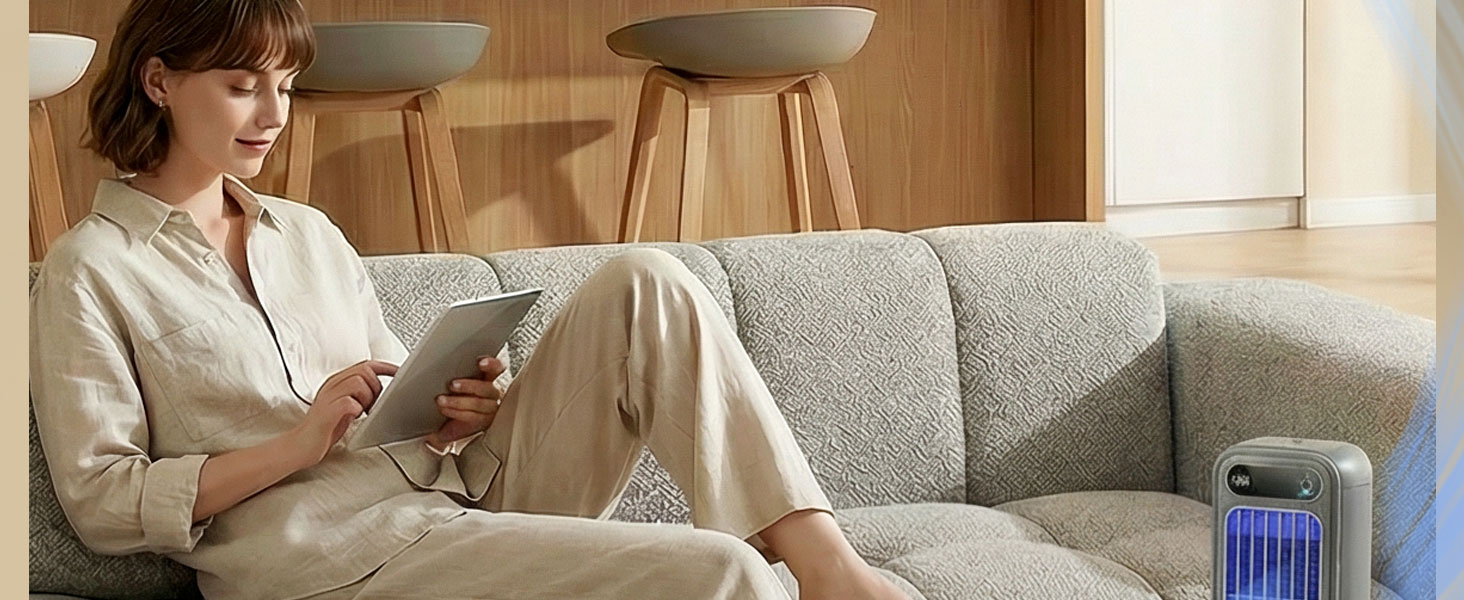 Portable Air Conditioner Cooling Fan Quiet