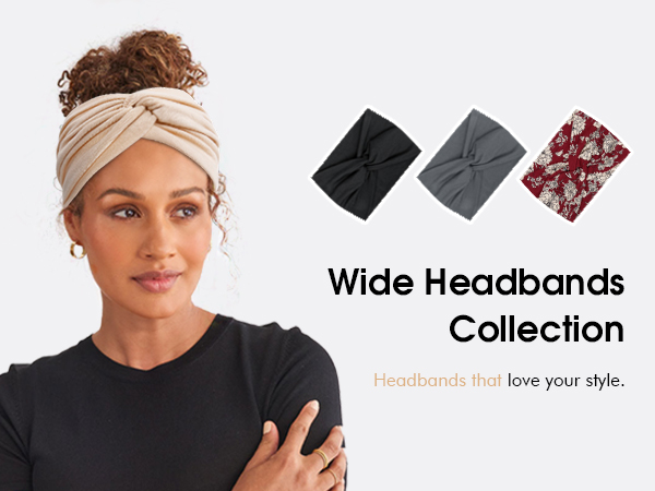 wide headbands for women