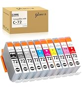 EXCERCUS CLI-72 CLI72 C-72 Ink Cartridge Compatible for Canon PIXMA Pro-10 PIXMA PRO-10S (1Photo ...
