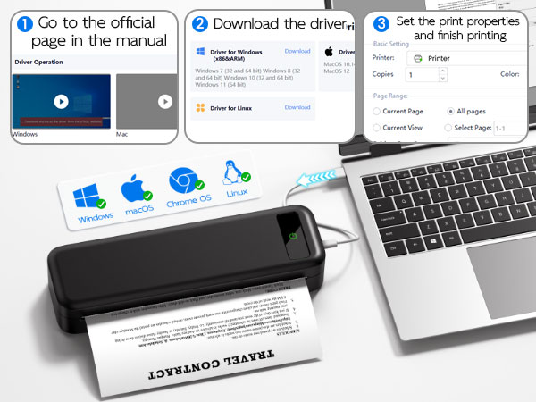 small printer wireless