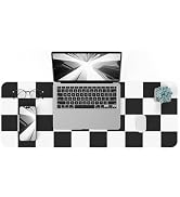 Non-Slip Desk Pad, Mouse Pad, Waterproof PU Leather Desk Protector, Large Desk Blotter, Easy Clea...