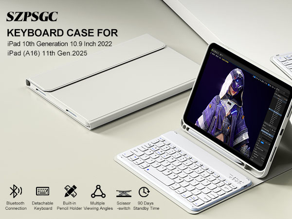 for 10th generation case with keyboard