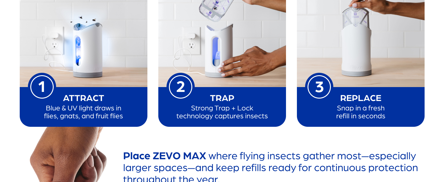 easy 3 step setup