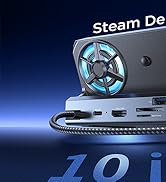 Shuomeng Rog Ally/Switch/Lenovo Legion Go/steam Deck Dock, Steam Deck Dock Docking Station Dual F...