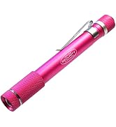 Police Security Aura Flashlight - 160 Lumens - 90 Meter Beam Distance - Ultrabright, Water Resist...