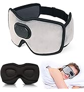 Sleep Headphones Bluetooth Sleep Mask, SYPVRY Wireless Bluetooth Eye Mask with Headphones for Sle...