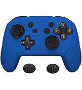 PlayVital Samurai Edition Ergonomic Silicone Skin Protective Case for Nintendo Switch Pro Control...