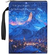 VeloKomo Acotar Gifts Book Sleeve - Watercolor Books Covers for Paperbacks | Portable Starry City...