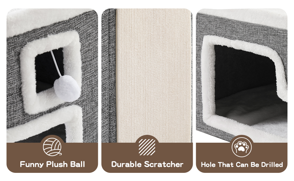Cat Bed for Indoor Cats