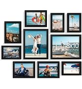 decorUhome Picture Frames Collage Wall Decor for Photo Gallery Display, Assorted Picture Frames s...