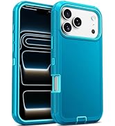 Jelanry Case for iPhone 17 Pro 5G 6.3-inch, Heavy Duty Rugged & Dual-Layer Shockproof Dropproof P...