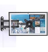 Letlar Wall Mount Compatible with Echo Show 15 (1st, 2nd Gen), Rotation Tilt Swivel and Extend up...