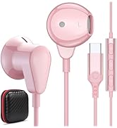 ACAGET Wired Type C Headphones for Samsung Galaxy S24 S23 S22 Ultra, Noise Cancelling USB C Earbu...