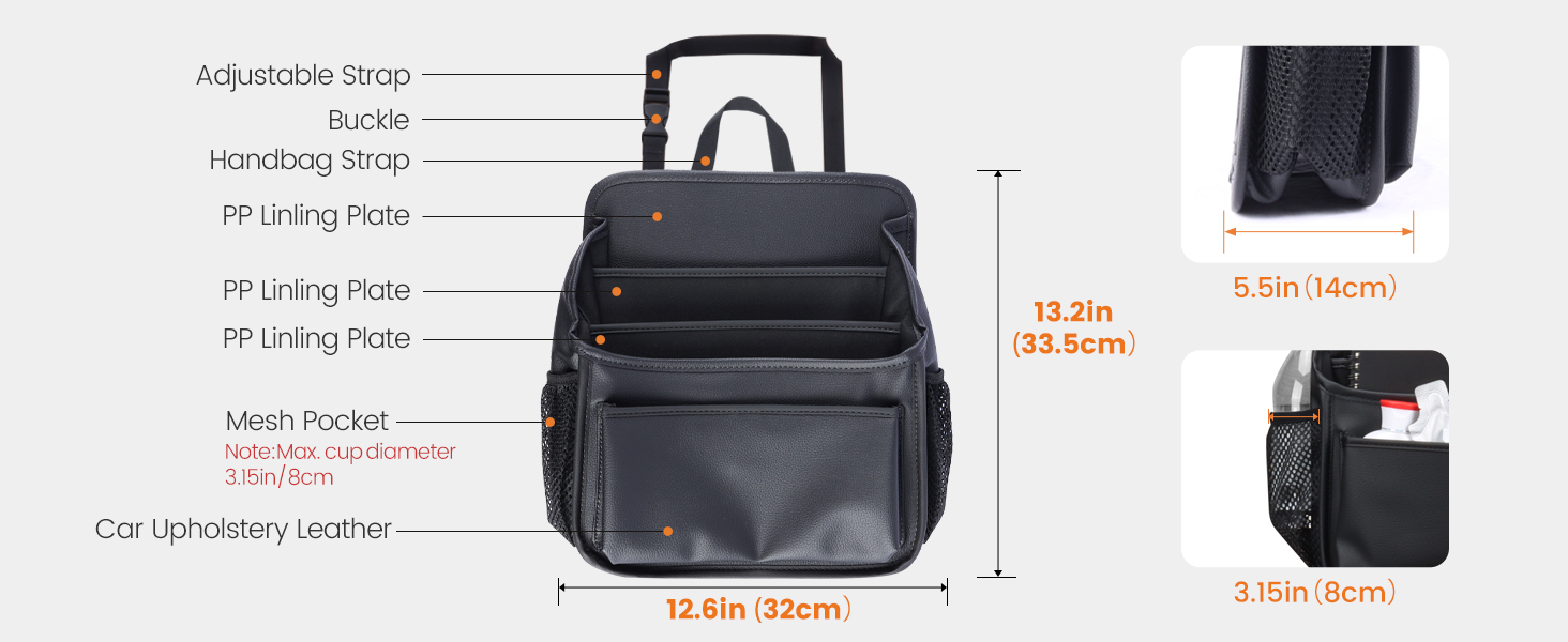 car seat pocket organizer