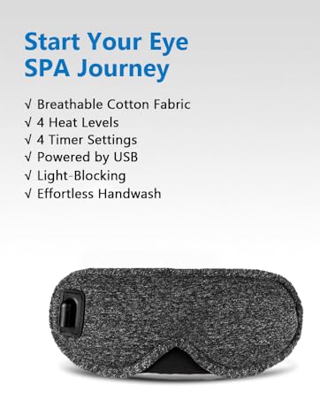 1. heated eye mask