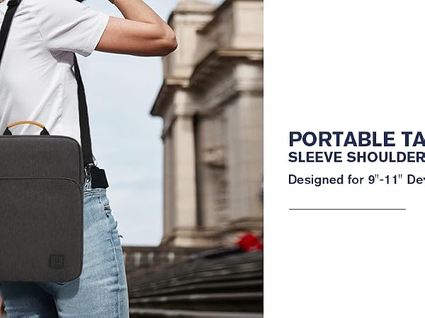 portable tablet sleeve shoulder bag