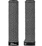 Bikeroo MTB Handlebar Grips - Bicycle Replacement Accessories W/Lock-On Non-Slip Collars & Alumin...