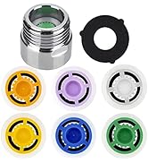 6 Pieces Shower Flow Reducer Limiter Set, Water Flow Saver Adapter, Handheld Shower Flow Restrict...