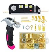 TOYIEW Picture Hanging Kit Tool, 352pcs Hanging Hardware with Heavy Duty Frame Hooks, Wire, Nails...