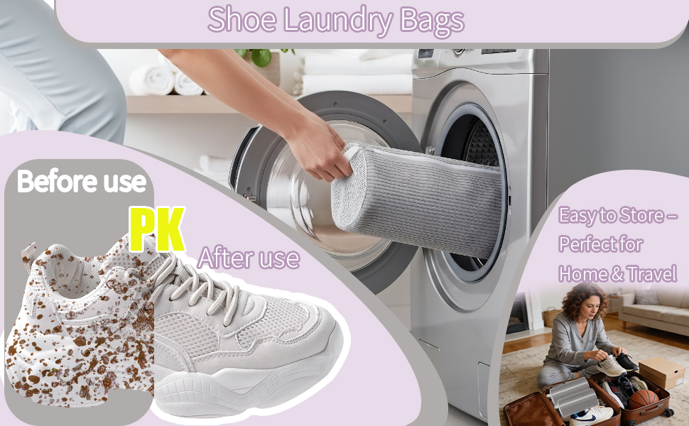 Shoe Washing Machine Bag to Help Free Your Hands