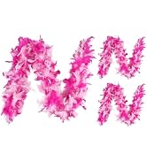 MehelloFeather Feather Boa 1.64Yards Turkey Feather Boa 30g for DIY Craft Wedding Party Halloween...