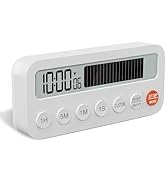 Visual Kitchen Timer Stopwatch with Progress Bar, Fast-Set Hour Minute Seconds Timer, Silent or L...