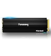 fanxiang 2TB Gen5 NVMe M.2 SSD with Heatsink - Up to 12000 MB/s PCIe 5.0 SSD TLC Internal Gaming ...