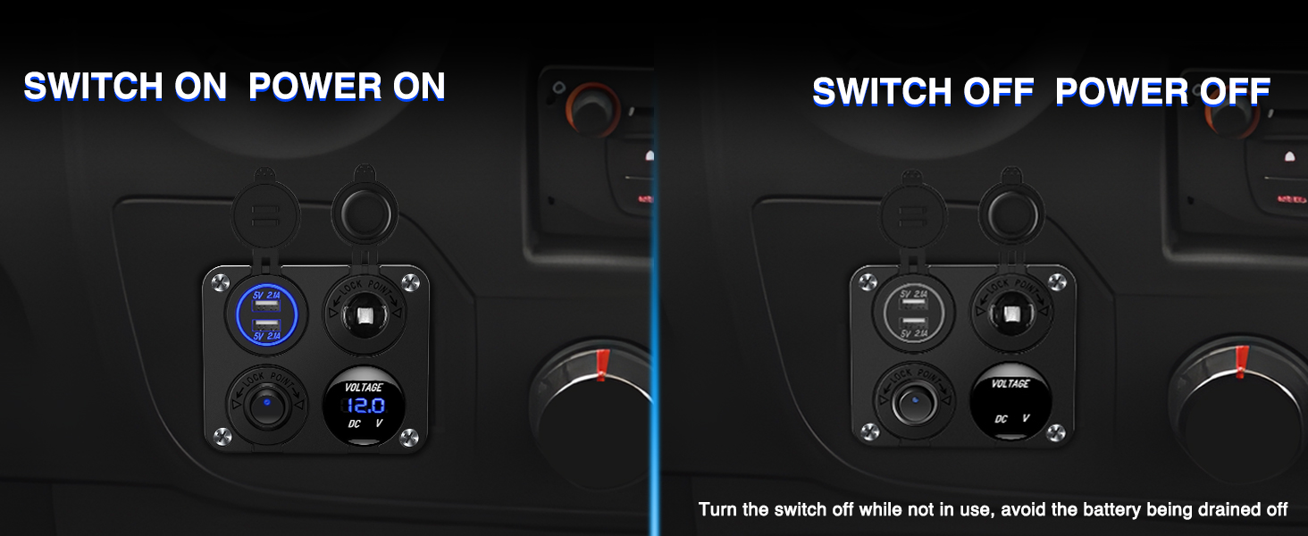 multi functional switch panel
